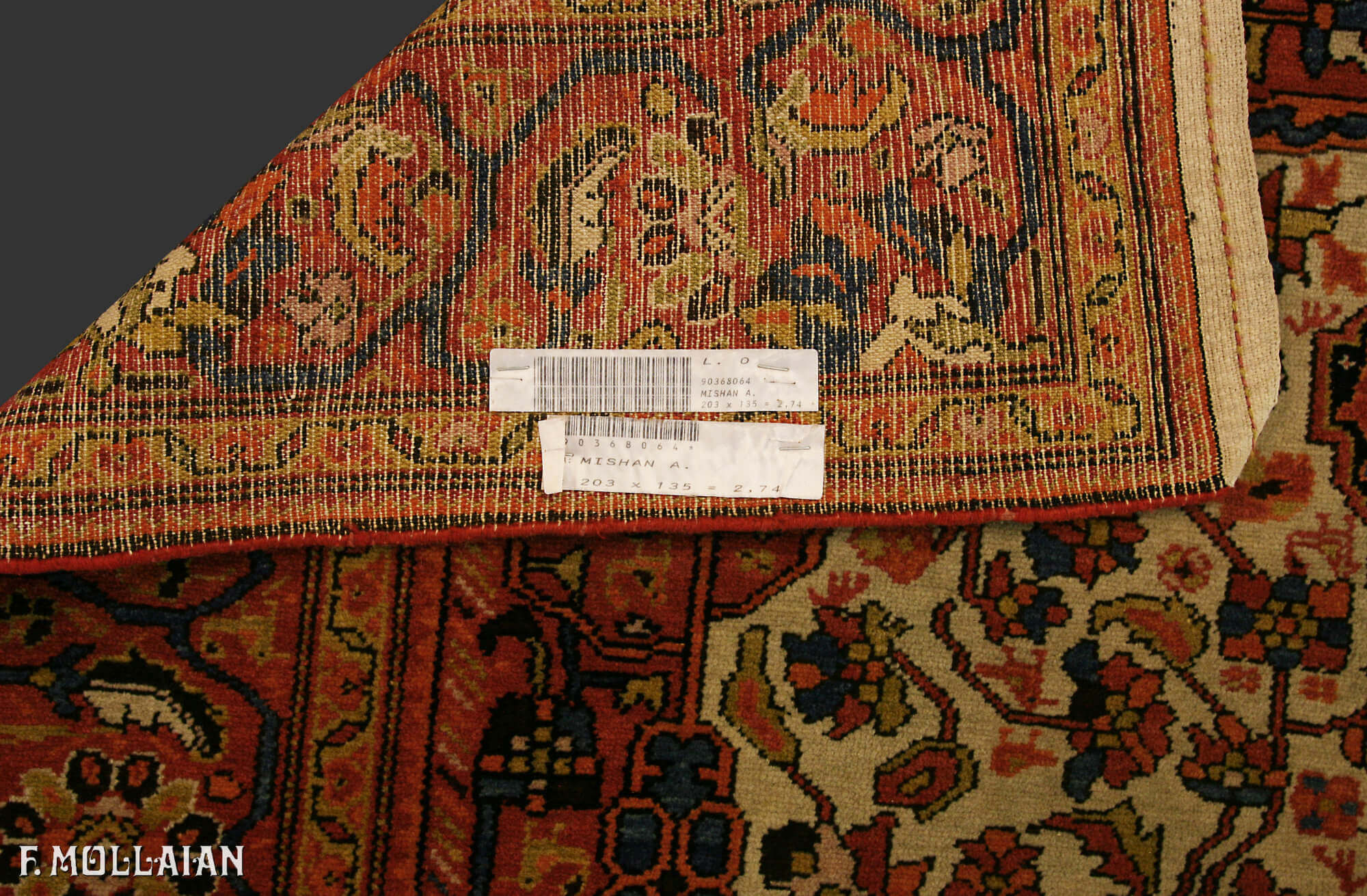 Antique Classic Mishan Persian Rug n°:90368064